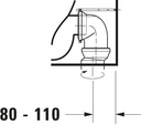 D-NEO TOILET BACK TO WALL RIMLESS 58 CM