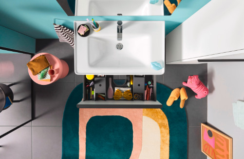 D-NEO VANITY UNIT FOR 236780, 85CM WHITE MATT (FROM GERMANY)
