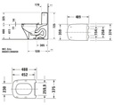 DURASTYLE TOILET SEAT & COVER 37X62 (SOFT CLOSE) FOR W.C 215609/254209/253709/216001/255909