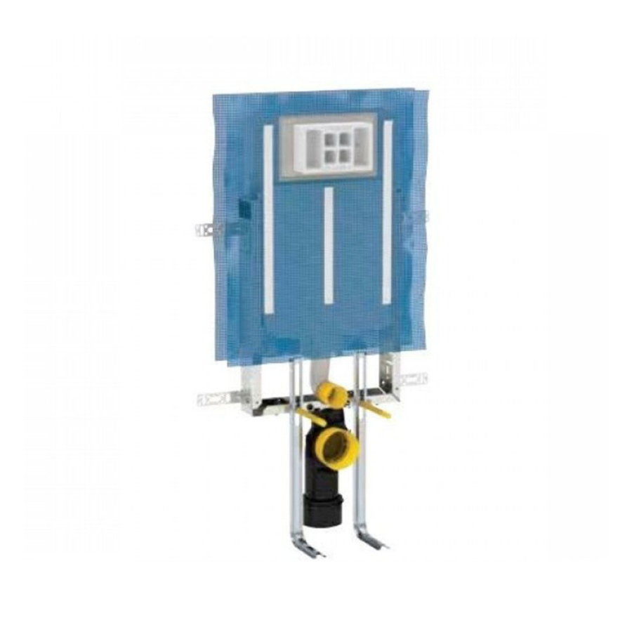 KOMBIFIX ELEMENT FOR WALL HUNG WC, 109 CM ALPHA CONCEALED CISTERN 8CM & LEG SUPPORT 8 CM