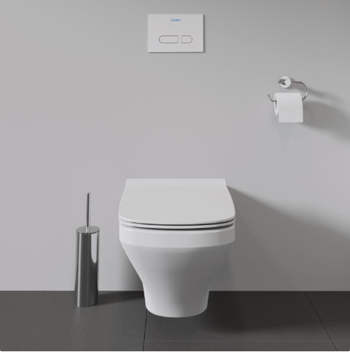 DURASTYLE TOILET WALL MOUNTED RIMLESS 37X62 DURAFIX INCLUDED