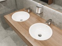 VERNIS BLEND ELECTRONIC BASIN MIXER WITH TEMPERATURE PRE-ADJUSTMENT BATT.OPERATION
