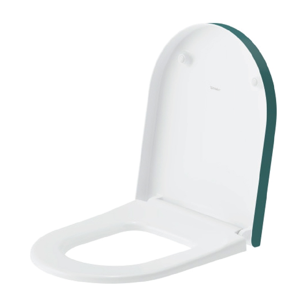 MILLIO TOILET SEAT & COVER GREEN BLUE SOFT CLOSE