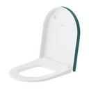 MILLIO TOILET SEAT & COVER GREEN BLUE SOFT CLOSE