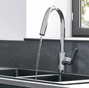 FOCUS M41 SINGLE LEVER KITCHEN MIXER 240, PULL-OUT SPRAY, 2JET