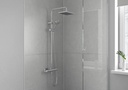 VERNIS SHAPE SHOWER PIPE 230 1 JET ECOSMART RENO CHROME