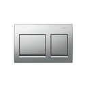 ALPHA 35 ACTUATOR PLATE DUAL FLUSH BRIGHT CHROME PLATED REPLACEMENT FOR OLD CODE 115.045.21.1