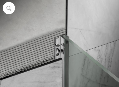 STAINLESS STEEL PROFILE FOR SHOWER SCREEN POLISHED INOX 2.5M