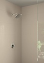 VERNIS BLEND OVERHEAD SHOWER 200 1 JET ECOSMART CHROME