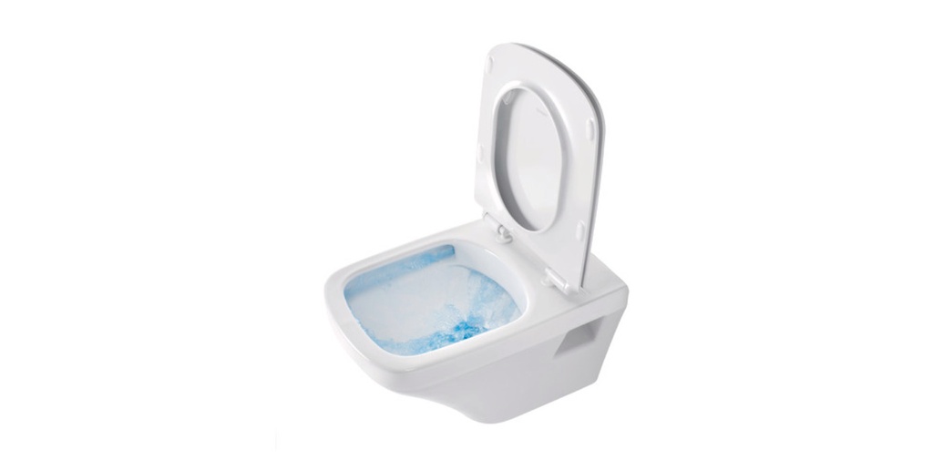 DURASTYLE TOILET WALL MOUNTED RIMLESS 37x54