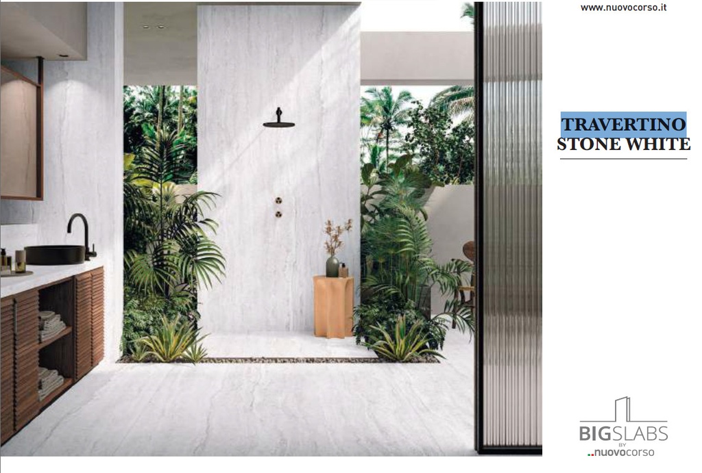 160X320 TRAVERT. STONE WHITE A STR. 12