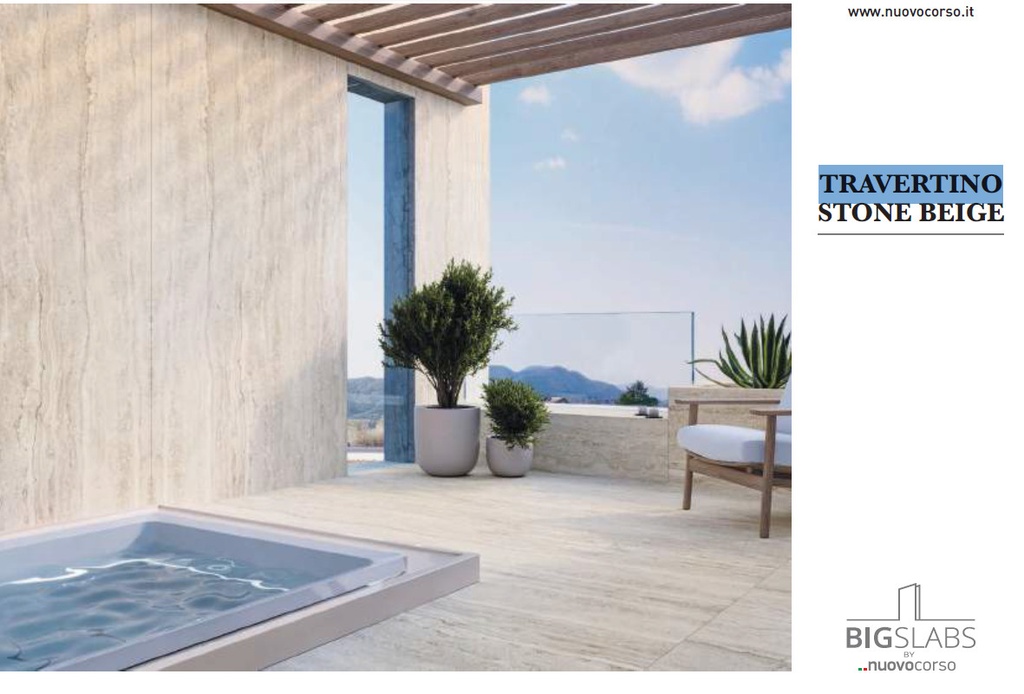 160X320 TRAVERT.STONE BEIGE A STR. 12