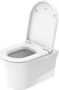 KIT WHITE TULIP WALL MOUNTED W.C 54CM (RIMLESS) WITH DURAFIX