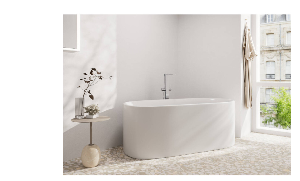 KIT TECTURIS E SINGLE LEVER BATH MIXER FLOOR STANDING
