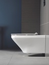 KIT DURASTYLE TOILET WALL MOUNTED RIMLESS 37X54 DURAFIX INCLUDED