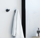 ASTRAL DOUBLE ROBE HOOK BLACK