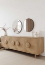 MIRROR ORE BLACK 70 CM