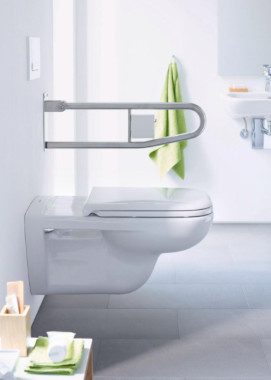 KIT - D-CODE BARRIER FREE TOILET WALL MOUNTD 36X70 CM