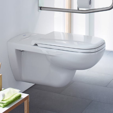 KIT - D-CODE BARRIER FREE TOILET WALL MOUNTD 36X70 CM