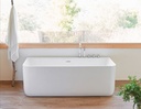 TRENTO MURO 175X80 FREE STANDING BATH TUB W/O OVERFLOR COVER WHITE GLOSS