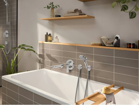 KIT REBRIS E SINGLE LEVER BATH MIXER FOR CONCEALED