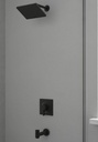 VERNIS BLEND OVERHEAD SHOWER 230 1 JET Matt Black