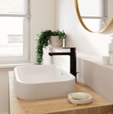 VERNIS BLEND SINGLE LEVER BASIN MIXER 190 WITH POP-UP WASTE SET- MATT BLACK