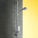 CROMA 100 SHOWER SET VARIO WITH WALL BAR 0.65 M AND SOAP DISH
