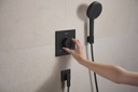 RAINDANCE ALIVE SELECT S 125 ECO SMART  3 JET WITH HOSE 1.6 MATT BLACK