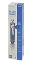 GEBERIT FLUSH VALVE TYPE 240, DUAL FLUSH, BRIGHT CHROME PLATED