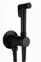 BIDETTE  HAND SHOWER  FOR MIXED WATER INCLUDING SHOWER HOLDER AND CONCEALD FITTING MATT BLACK