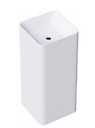 CUADRA FREE STANDING WASH BASIN 40X40 WHITE MATT