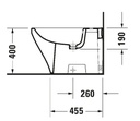 DURASTYLE BIDET FLOOR STANDING 37X63