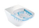 DURASTYLE TOILET WALL MOUNTED RIMLESS 37X54 DURAFIX INCLUDED