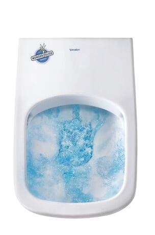 DURASTYLE TOILET WALL MOUNTED RIMLESS 37X62 DURAFIX INCLUDED
