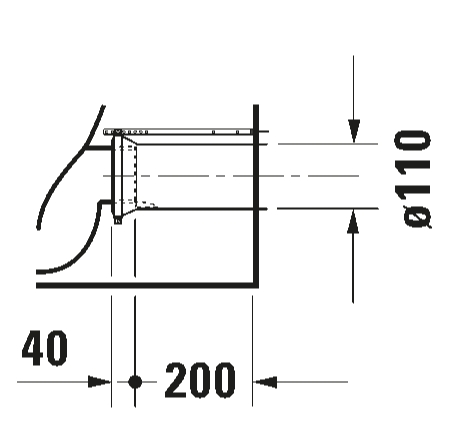 ME BY STARCK TOILET CLOSE COUPLED 37X65 WITHOUT CISTERN