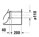 ME BY STARCK TOILET CLOSE COUPLED 37X65 WITHOUT CISTERN