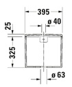 ME BY STARCK CISTERN FOR W.C 217009 (BOTTOM LEFT SUPPLY) DUAL FLUSH