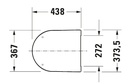 ME BY STARCK TOILET SEAT & COVER (SOFT CLOSE) FOR W.C 217009/253009