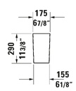 SOLEIL BY STARCK HALF PEDESTAL FOR 237665