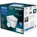 SOLEIL BY STARCK WALL MOUNTED TOILET COMPLETE SET 54CM WITH DURAFIX INCLUDED