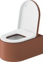 MILLIO WALL MOUNT TOILET 57 CM CINNAMON MAT SMOOTH