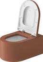 MILLIO WALL MOUNT TOILET 57 CM CINNAMON MAT SMOOTH