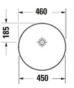 VITRIUM D ABOVE COUNTER BASIN 46 CM CINNAMON