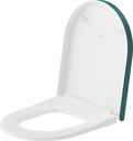 MILLIO TOILET SEAT & COVER GREEN BLUE SOFT CLOSE