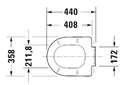 WHITE TULIP SEAT & COVER FOR W.C 257609 (SOFT CLOSE)