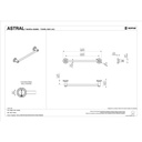 ASTRAL TOWEL BAR 600