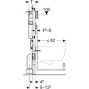 DUOFIX ELEMENT FOR WALL HUNG WC, 112 CM, WITH SIGMA CONCEALED CISTERN 12CM