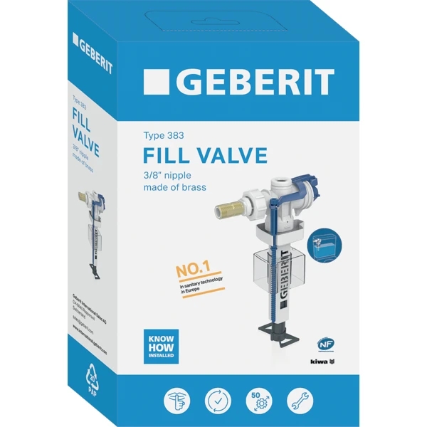 REPLACEMENT FILLING VALVE SIDE IMPULS 380, 3/8" & 1/2"