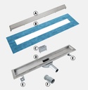 EURODESAUGE LINEAL INOX L-600MM (CERAMIC INSERT)